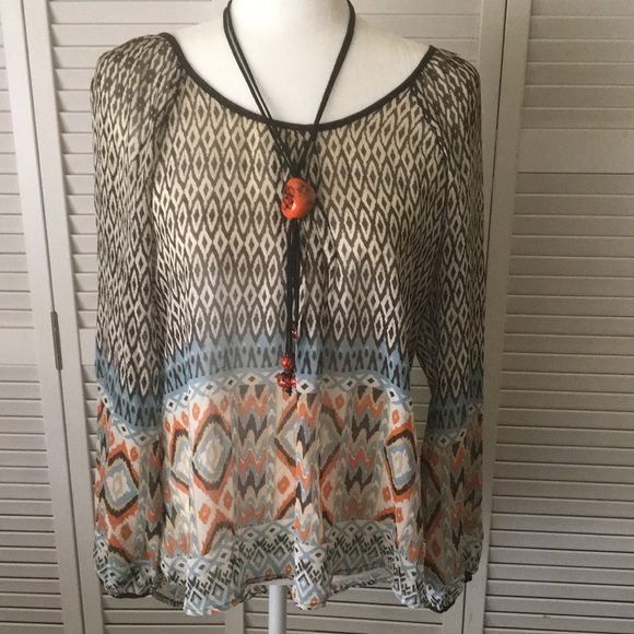 Altar'd State Tops - Altar’d State Boho Top. Size Medium.
